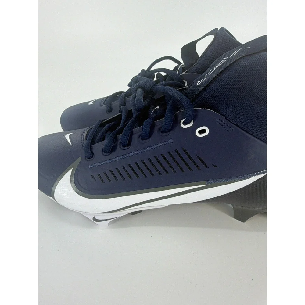 Nike Vapor Edge Pro 360 2 Mens Sz 8 College Navy Blue Football Cleats FN7759-400